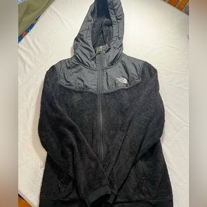 North face, black winter jacket, size L
